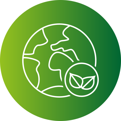 緑の地球 Generic gradient fill icon