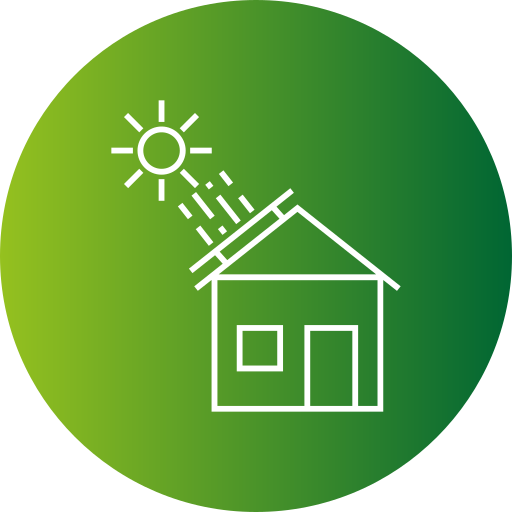 太陽光エネルギー Generic gradient fill icon