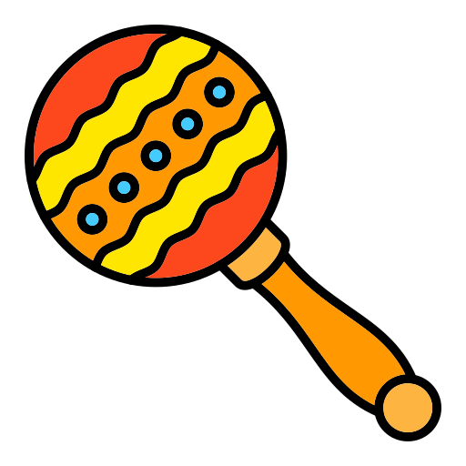Rattle Generic color lineal-color icon