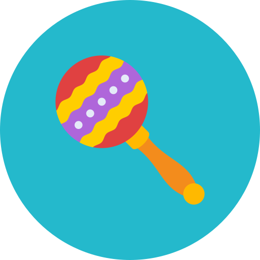 Rattle Generic color fill icon