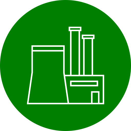 발전소 Generic color fill icon