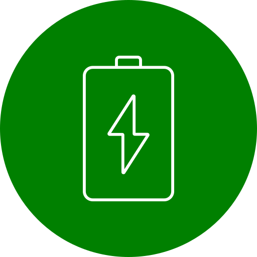 Батарея Generic color fill иконка