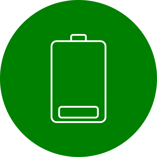 Низкий заряд батареи Generic color fill иконка