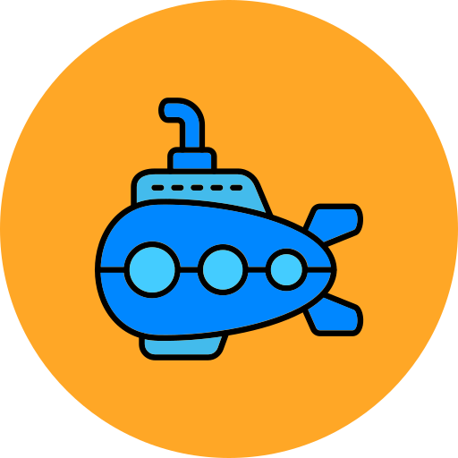 Подводная лодка Generic color lineal-color иконка