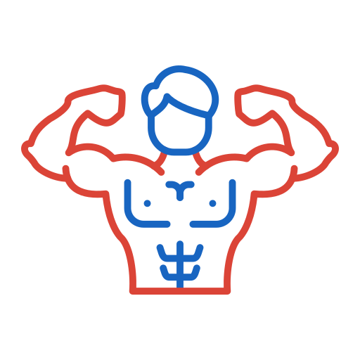 Muscle man Generic color outline icon