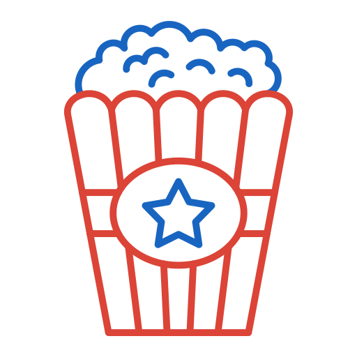 Popcorn Generic color outline icon