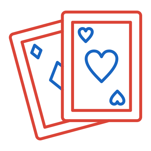 jugando a las cartas Generic color outline icono