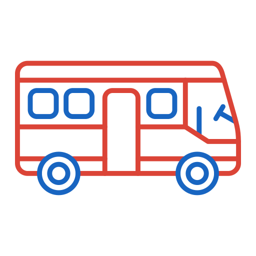 Автобус Generic color outline иконка