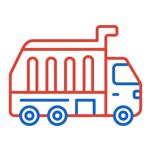 Dump truck Generic color outline icon
