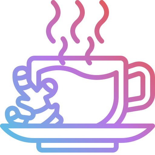 Имбирный чай Generic gradient outline иконка