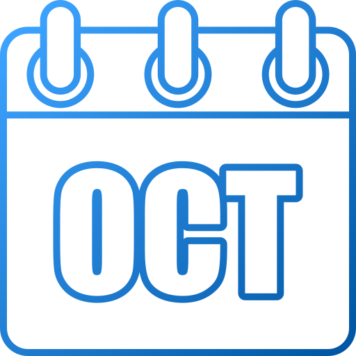 ottobre Generic gradient outline icona
