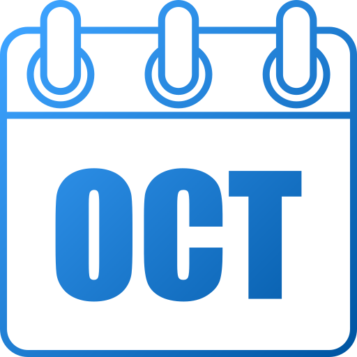 October Generic gradient fill icon