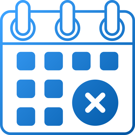 Schedule Generic gradient fill icon