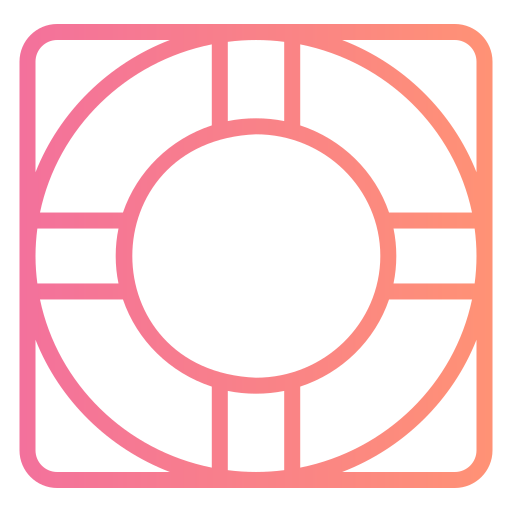 Lifebuoy Generic gradient outline icon