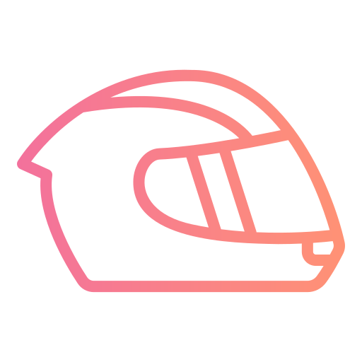 Racing Helmet Generic gradient outline icon