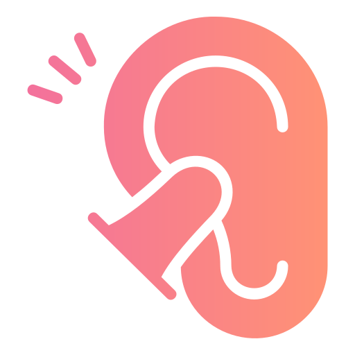 Ear plug Generic gradient fill icon