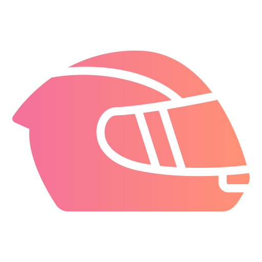 レーシングヘルメット Generic gradient fill icon