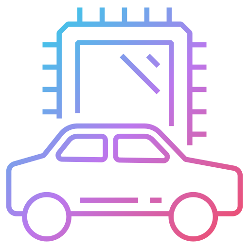 Smart car Generic gradient outline icon