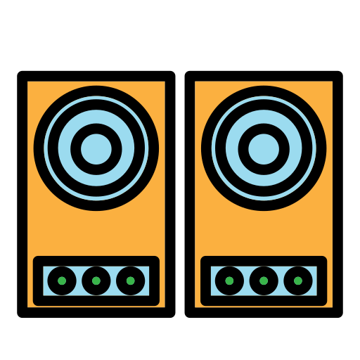 Sound system Generic color lineal-color icon