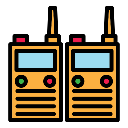 talkie walkie Generic color lineal-color Icône