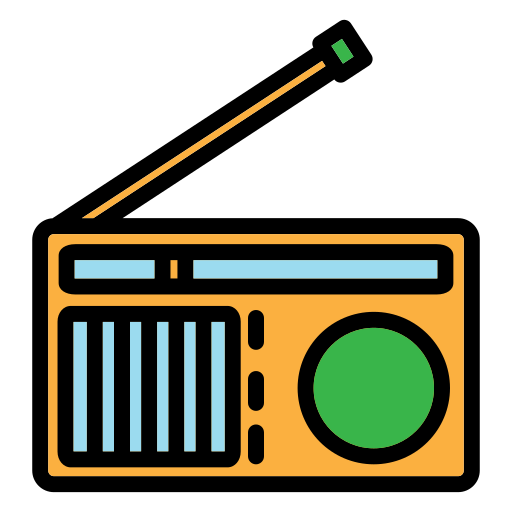 radio Generic color lineal-color icona