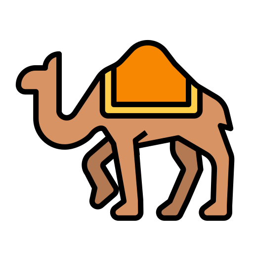 Верблюд Generic color lineal-color иконка