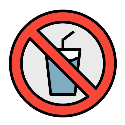no beber Generic color lineal-color icono