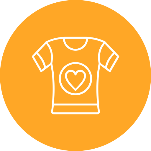 t-shirt Generic color fill icon
