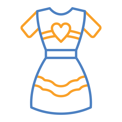 Dress Generic color outline icon