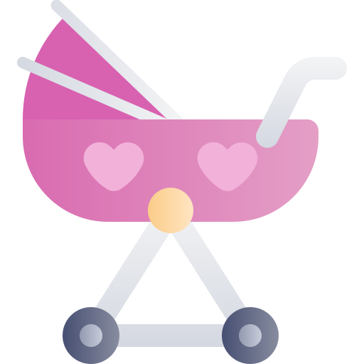 carrinho de bebê Generic gradient outline Ícone