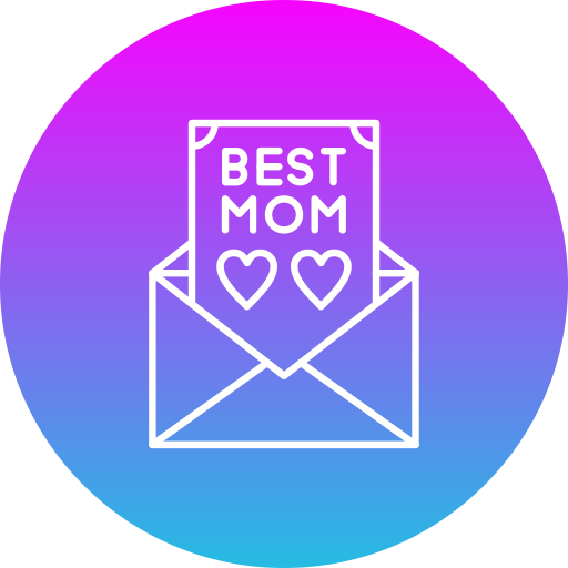 Greeting card Generic gradient outline icon