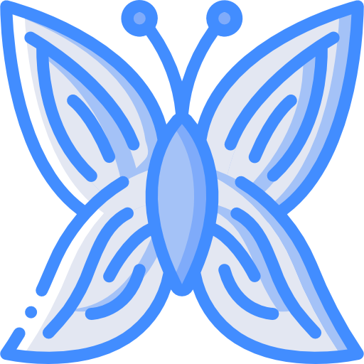나비 Basic Miscellany Blue icon