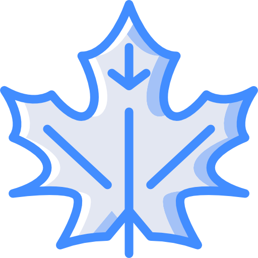 liść Basic Miscellany Blue ikona