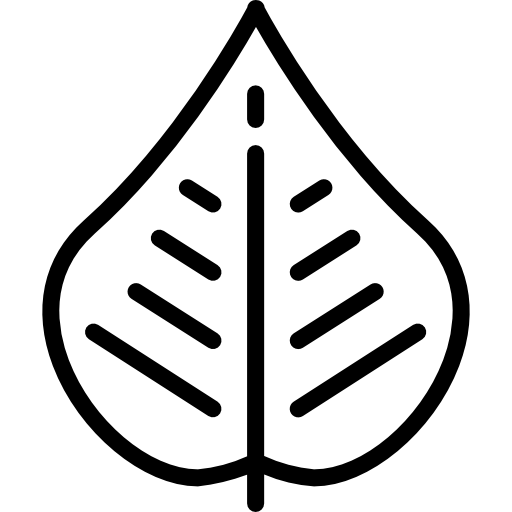 liść Basic Miscellany Lineal ikona