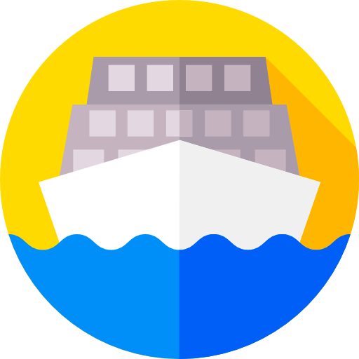 Cruise Flat Circular Flat icon