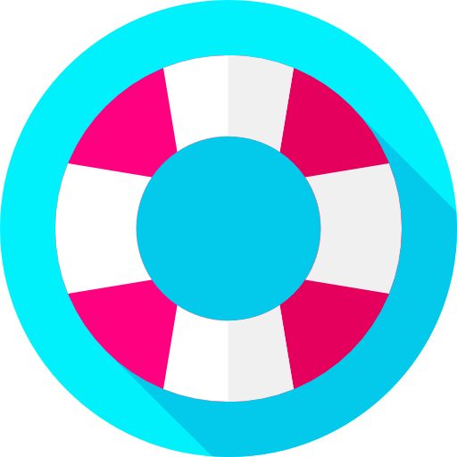 rettungsschwimmer Flat Circular Flat icon