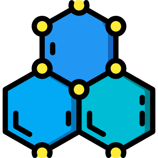 분자 Basic Miscellany Lineal Color icon
