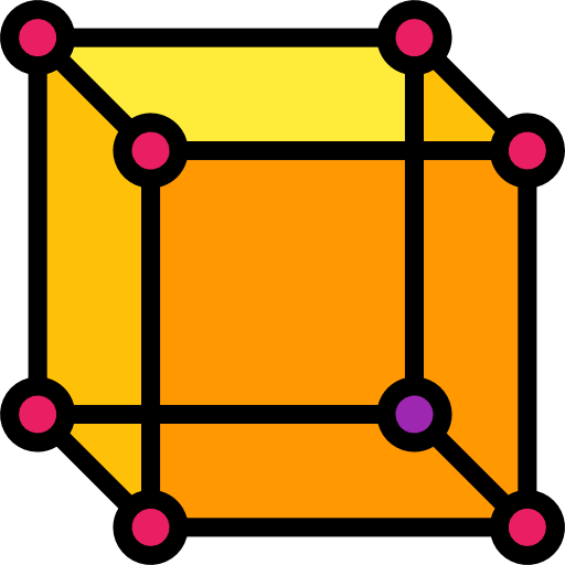 cząsteczki Basic Miscellany Lineal Color ikona