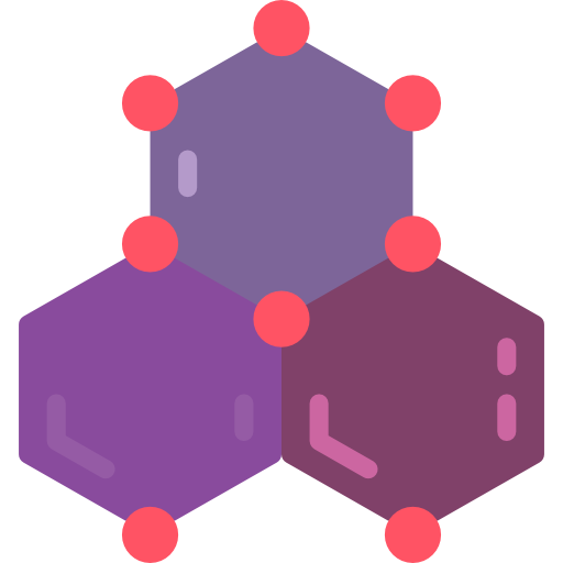 molecuul Basic Miscellany Flat icoon