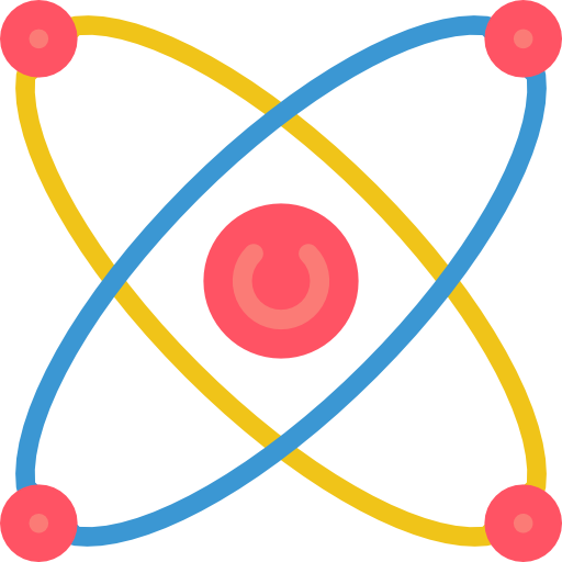 Molecules Basic Miscellany Flat icon