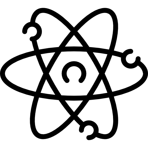 Átomo Basic Miscellany Lineal icono