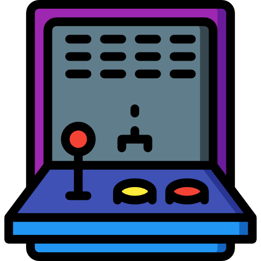 juego arcade Basic Miscellany Lineal Color icono