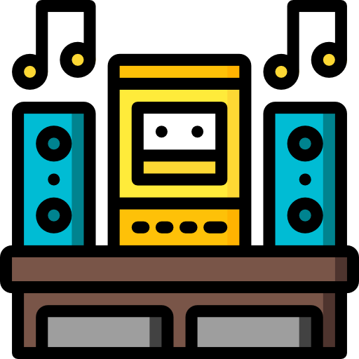 Music player Basic Miscellany Lineal Color icon