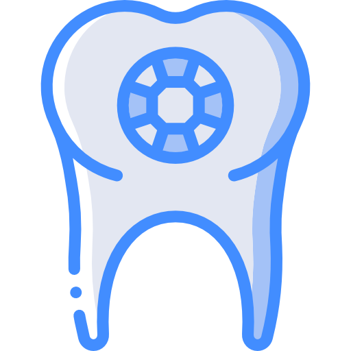 dente Basic Miscellany Blue Ícone