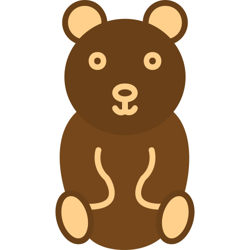 knuffelbeer Generic color fill icoon