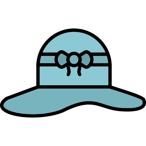 cappello da sole Generic color outline icona
