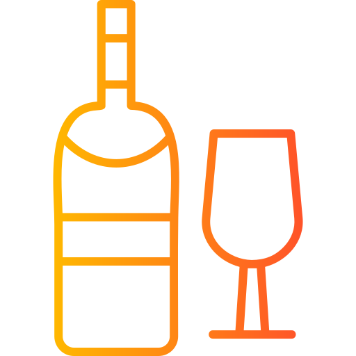 Juice bottle Generic gradient outline icon