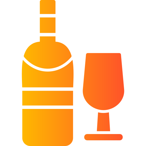 botella de jugo Generic gradient outline icono