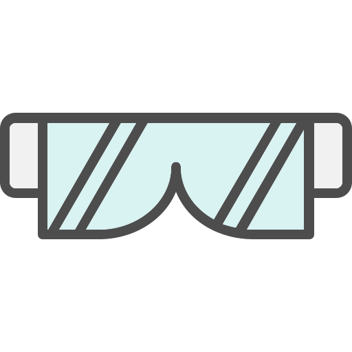 lentes de seguridad Generic color outline icono