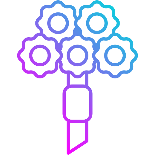 Flower bouquet Generic gradient outline icon